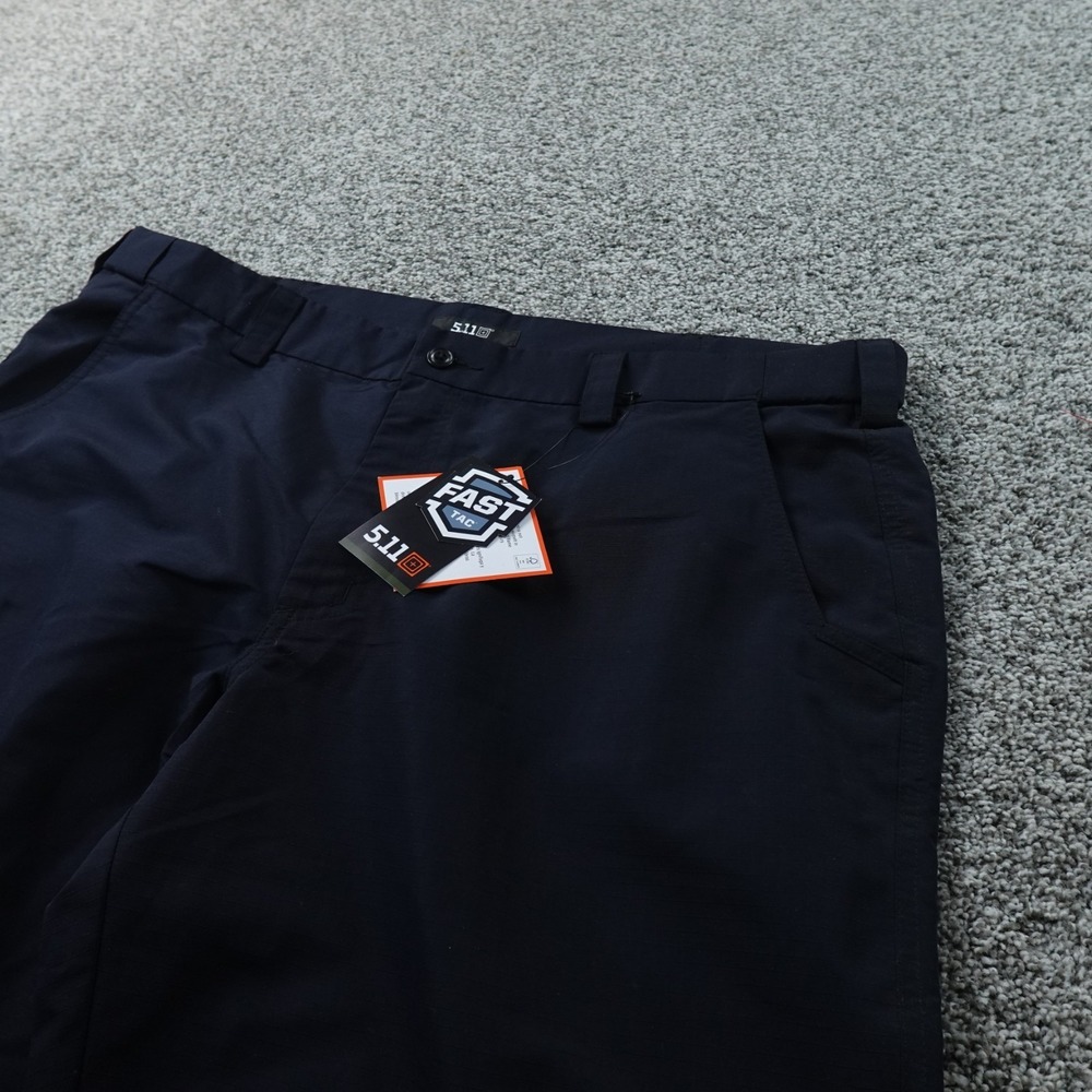 NEW 5.11 Tactical Pants Mens 42X26 Blue Fast Tac Cargo Utility Ripstop Work Hike
